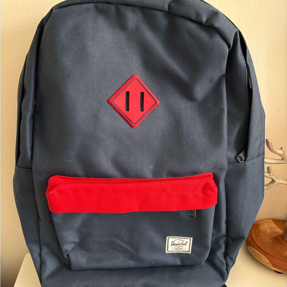 ❤️HERSCHEL-Classic Backpack Blue and Red